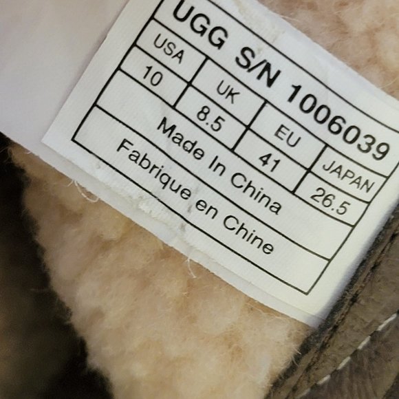 UGG Womens Blayre II Lush Shearling Genuine Cuff Suede Boots Zipper 1006039 10 - Picture 14 of 16